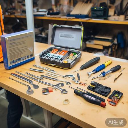 准备安装工具，美的大礼包齐全