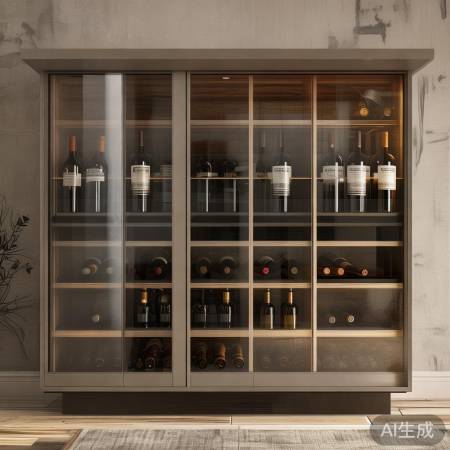 根据家居风格选红酒柜