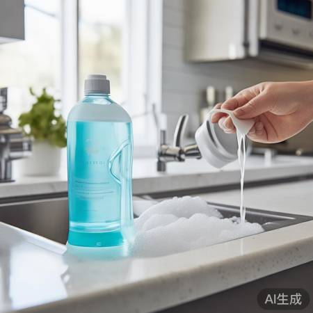 洗衣机加洗涤剂,衣物柔顺除静电