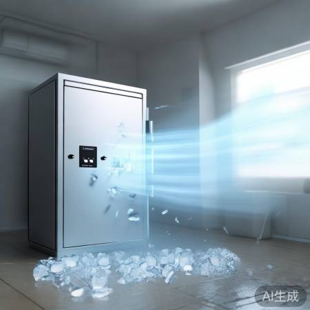 保险柜散热孔朝冷气最强处