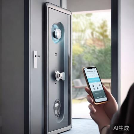 智能摇头门，一键辨来客