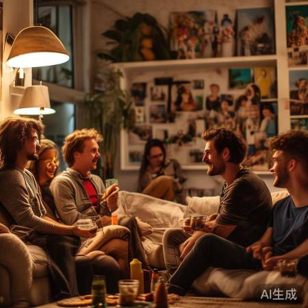 周末沙发聊天，轻松生活分享