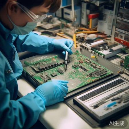 小心拆电路板，找部件