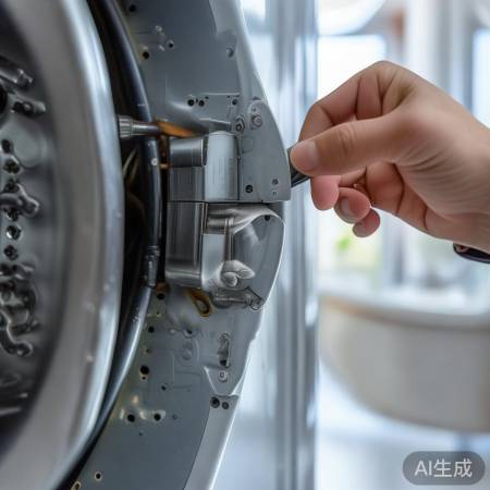 洗衣机进水口螺丝拆卸