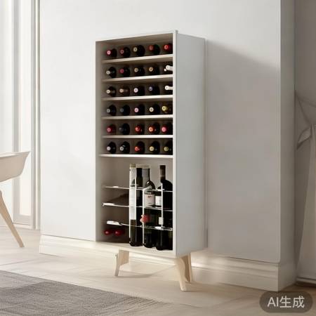北欧简约线条红酒柜