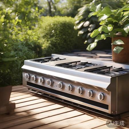 户外燃气灶，通风避阳安装