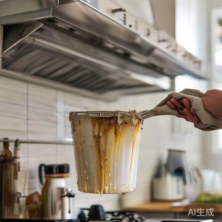 壁吸式油烟机油杯清洗，先拔电！