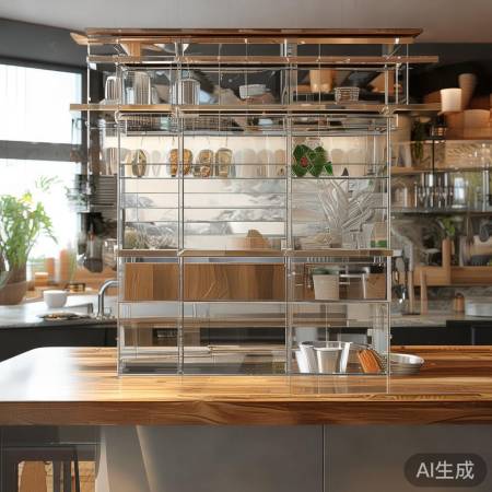 厨房隔断，美实用两相宜