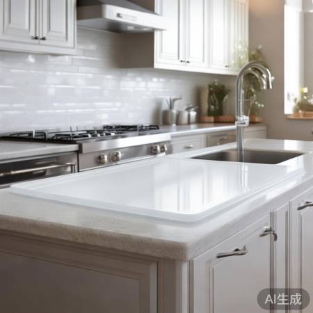 厨房遮丑板，定期清洁美。