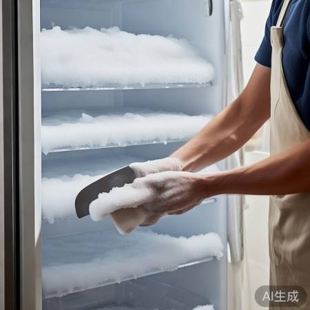 冰箱除霜，注意安全