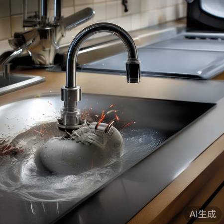 洗衣机下水口带电，多因排水泵故