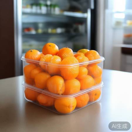 冰箱中上层保鲜金桔