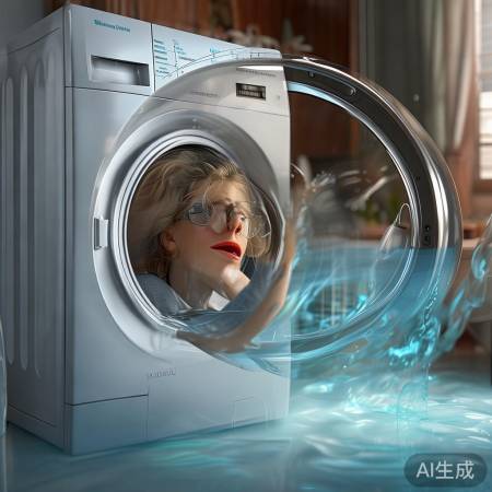 “洗衣机进水，门怎么开？”