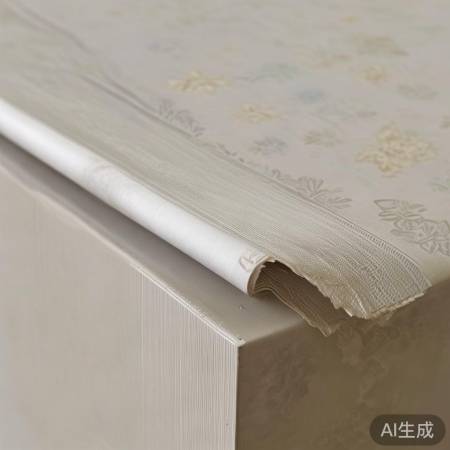 墙布剪裁，如穿合身衣