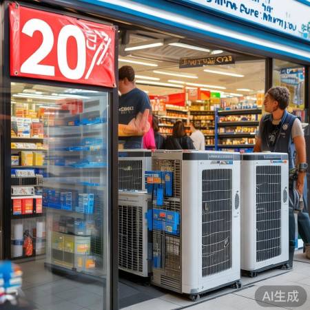 “ao空气能大促销，最高20折