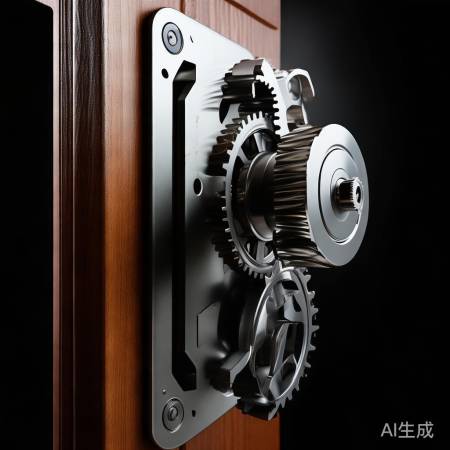 “复杂齿轮，多重防护门锁”