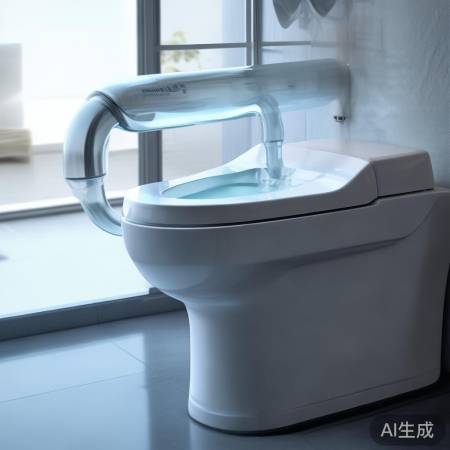 智能马桶，一体设计防漏水