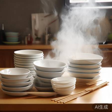 碗筷留空消毒佳
