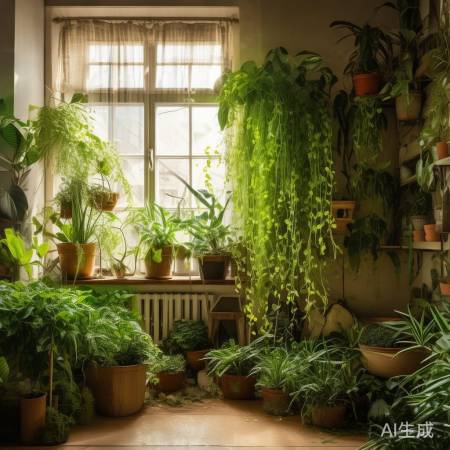 绿植点缀，美化净化家居