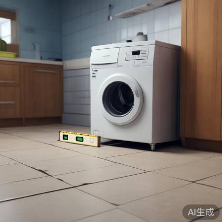 洗衣机不稳，地面不平